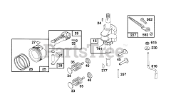 Briggs & Stratton 126702-7015-01 - Briggs & Stratton Vertical Engine Crankshaft, Piston Group