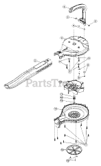Yard-Man YM 290 (41AR290G701) - Yard-Man Blower Impeller Housing