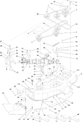 Toro 13AX61RH744 (LX 465) - Toro Lawn Tractor (SN: 1A117H10393 & Above) (2007)