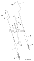 Poulan Pro PR 14527 ES (961980047-04) - Poulan Pro Snow Thrower (2012-08) HANDLE
