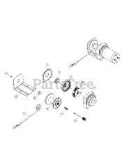Cub Cadet 19A40019 (19A40019100) - Cub Cadet 44" Snow Blower Attachment Winch Assembly (BE-106125)