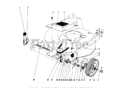 Toro 20750 - Toro Walk-Behind Mower (SN: 008000001 - 008999999) (1978)