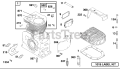 Briggs & Stratton 32K437-0112-01 - Briggs & Stratton Horizontal Engine