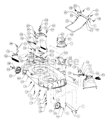 Cub Cadet 2135 (13A-214F100) - Cub Cadet Garden Tractor (SN: 326006 & Above) 38-inch Deck Assembly Serial No. 359000 And Below