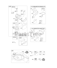Briggs & Stratton 129602-0113-E1 - Briggs & Stratton Vertical Engine Carburetor, Fuel Supply