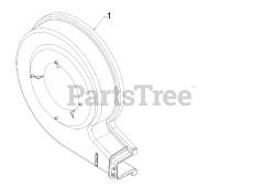 Troy-Bilt 23AACAAX766 - Troy-Bilt FLEX Leaf Blower Attachment (2019) Blower Housing