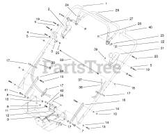 Toro 22038 - Toro 53cm Walk-Behind Mower (SN: 220000001 - 220999999) (2002)