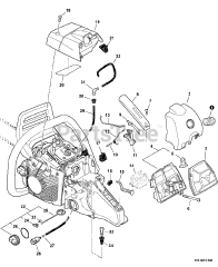 Echo CS-600 P - Echo Chainsaw (SN: C03704001001 - C03704999999)