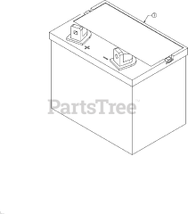 Craftsman 247.204420 (13AQA1ZT099) - Craftsman T8200 Lawn Tractor (2016) Battery