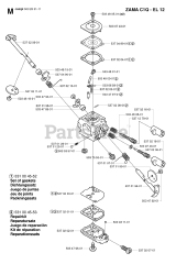 Husqvarna 323 E - Husqvarna Handheld Edger (2002-03) CARBURETOR DETAILS