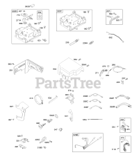 Briggs & Stratton 12H332-0161-B8 - Briggs & Stratton Horizontal Engine Controls, Governor Spring, Ignition
