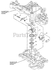Tuff Torq K 50 - Tuff Torq Hydrostatic Transaxle