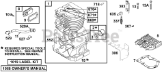 Briggs & Stratton 134202-1114-E2 - Briggs & Stratton Horizontal Engine