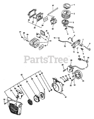 Echo CS-4400 - Echo Chainsaw (Type 1) (SN: 001001 - 101000)