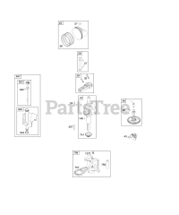 Briggs & Stratton 215907-0125-E1 - Briggs & Stratton Vertical Engine Camshaft, Crankshaft, Lubrication, Piston, Rings, Connecting Rod