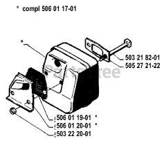 Husqvarna 40 - Husqvarna Chainsaw (1985-05) Muffler