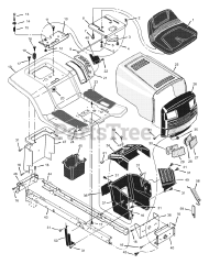 Briggs & Stratton 465612x99B - Briggs & Stratton 46" Lawn Tractor (2001) (AAFES)