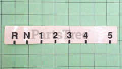 Scag 48332 Shift Index Decal - image 1