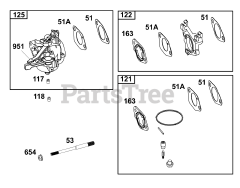 Briggs & Stratton 19N137-0087-H5 - Briggs & Stratton Horizontal Engine Carburetor Group