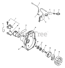 Echo SRM-2410 - Echo String Trimmer (Type 1E) Ignition, Fan Case
