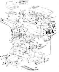 MTD 140-844H000 - MTD Garden Tractor (1990)