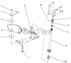Toro 72042 (264-6) - Toro Yard Tractor (SN: 069000001 - 069999999) (1996) Lower Steering