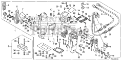 Honda BF250 A XXCA (BBJJ) - Honda Marine Engine, Made in Japan (SN: BBJJ-8000001 - BBJJ-9999999) REMOTE CONTROL (TOP MOUNT DUAL TYPE) (L.)