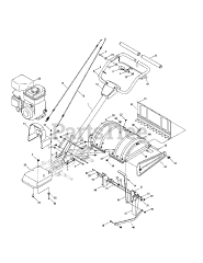 Craftsman 247.29931 (21AA404D299) - Craftsman Tiller (2011) (Sears)
