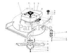 Toro 20610 - Toro Walk-Behind Mower (SN: 009000001 - 009999999) (1979) Engine Assembly