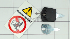 Murray 1737836 Keys, Blister Pk (Kids+Mwrs Don'T Mix) English/Spanish (Set Of Two, One Coated) - image 2