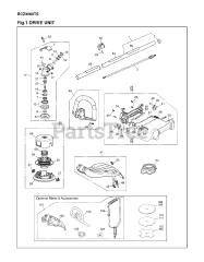 RedMax BCZ 3060 TS - RedMax Brushcutter (SN: 00400101 & Above) (2014-04)