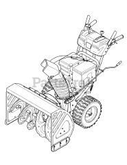 Troy-Bilt 3310 (31AH95P6711) - Troy-Bilt Polar Blast 33" Snow Thrower (2011)