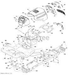 Poulan Pro PB 195H42 LT (960420036-04) - Poulan Pro Lawn Tractor (2009-09) Chassis