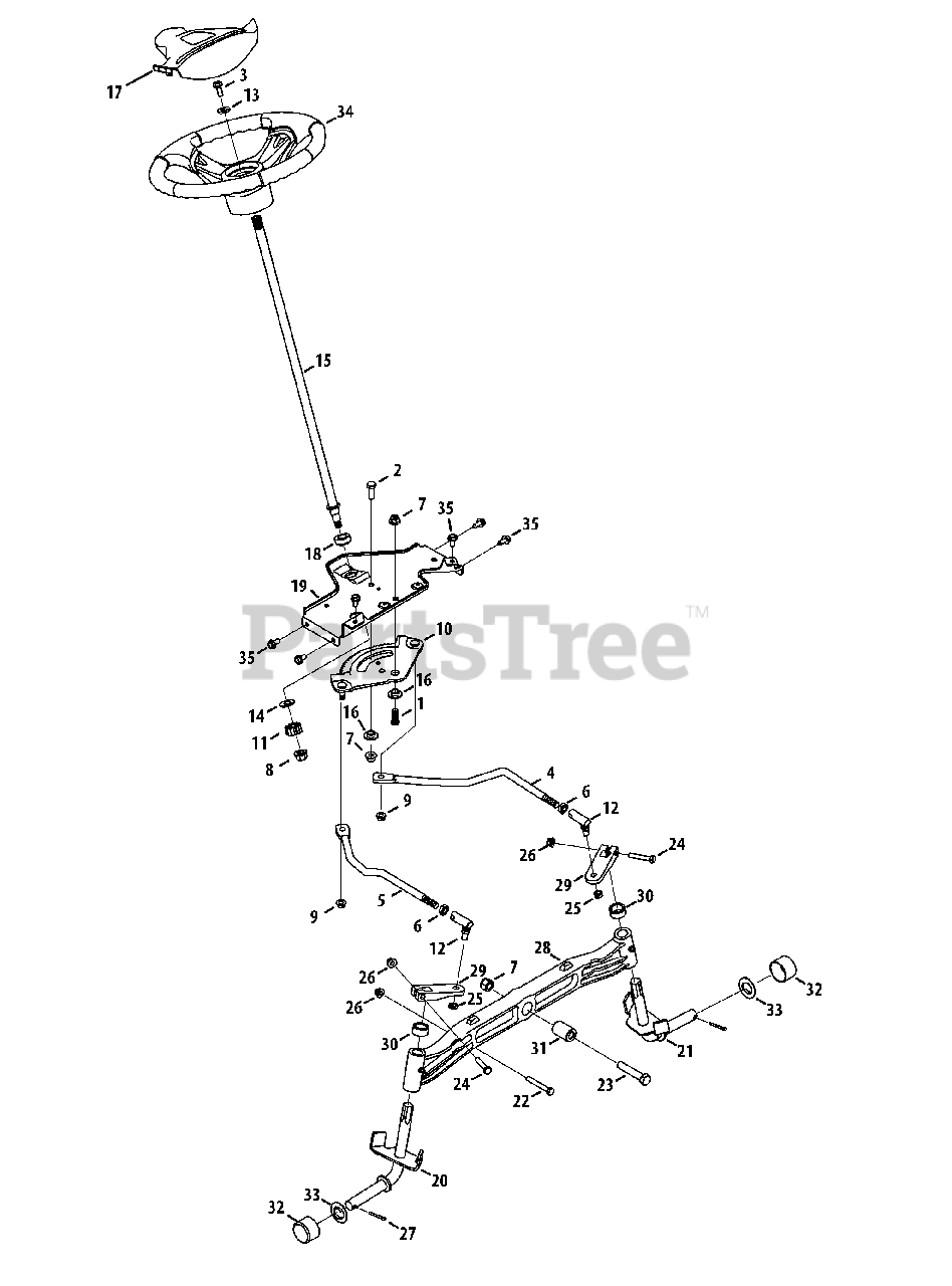 Cub Cadet LTX 1046 M (13WP91AT010) Cub Cadet 46" Lawn Tractor (2014