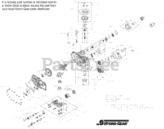Gravely 03283700 - Gravely 3100 Series Hydro-Gear Transmission