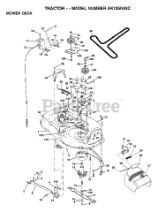 Electrolux/AYP AK 125H42 C - Electrolux/AYP Lawn Tractor