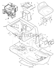 Briggs & Stratton 30545x92B - Briggs & Stratton 30" Rear-Engine Riding Mower (1999)