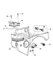 MTD 265-SUA - MTD Engine 265-SUA Engine Shroud