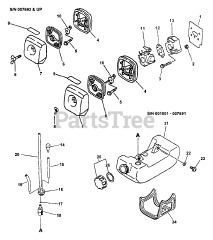 Echo PP-1250 - Echo Pole Saw (Type 1) Intake, Air Filter, Fuel System