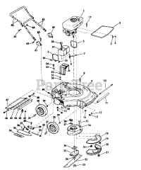 Lawn-Boy 5501 - Lawn-Boy Walk-Behind Mower (SN: 300000001 - 399999999) (1973) Model 6276 Professional Mower-21" Push Parts List