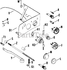 Kohler K662-3357 - Kohler K-Series Engine, Made for E.R. Brenholtz, 24hp, 17kW Instrument Panel - Pg. 19.1 022500817