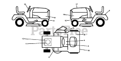 Jonsered LT 2218 A (960410105-00) - Jonsered Lawn Tractor (2009-01)