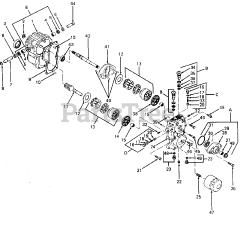 Cub Cadet 1541 (141-651-100) - Cub Cadet Garden Tractor (SN: 800000 - 816508) Hydrostatic Transmission B