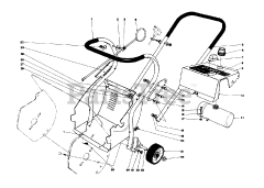 Toro 31412 - Toro Snow Pup Snow Thrower (SN: 004000001 - 004999999) (1974)