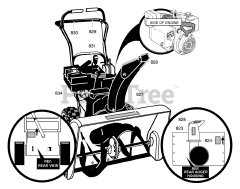 Craftsman 950.524290 (C950-52429-0) - Craftsman 24" Snow Thrower (2004)