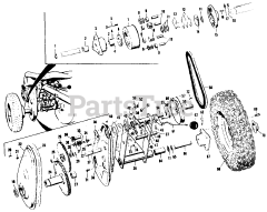 Simplicity 990086 - Simplicity Wonderboy Rear-Engine Riding Mower