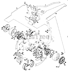 Gravely 47371 - Gravely Walk-Behind 2-Wheel Tractor, 12hp, 4-Speed, Electric Start