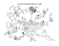 Electrolux/AYP 3C202 A - Electrolux/AYP Walk-Behind Mower