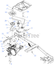 Cub Cadet CC 30 H (13AC21JDA10) - Cub Cadet Hydro Mini Rider (2023) Drive