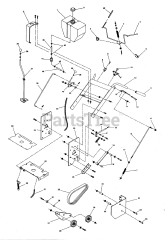 Ferris UltraBelt GD (BD48KA) - Ferris UltraBelt GD Series 48" Walk-Behind Mower, 13hp Kawasaki (SN: 0101 & Above)